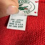 IZOD Lacoste Red Button Front Cardigan Sweater Women's Size 36 Acrylic Photo 4