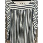 BeachLunchLounge  Collection Striped Square Neck Flutter Sleeve Top Size XS Photo 3