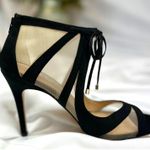 Nina New York  Cherie Illusion Sandals Black Mesh 7 Photo 12