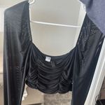 Divided Black Going Out Top  Photo 1