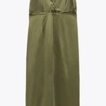 ZARA Dress satin effect corset satin effect midi wedding party coctail Photo 10