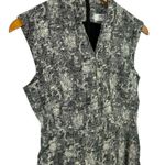 MM.LaFleur The Aditi Dress Crackle Sleeveless Sheath Black White Size 2 Career Photo 2