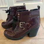 Mudd  Whimsigoth Chunky Platform Patent Leather Boots Women 8.5 Y2K Grunge Witch Photo 0