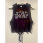 Star Wars Women’s cropped Front tie Tank Top M Photo 1