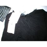 New Womens NWT Designer PF Paola Frani Top Sweater 8 Black Italy 44 Cashmere Sil Photo 10