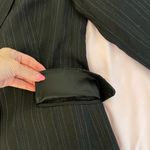 United Colors Of Benetton Made in Italy of Benetton black striped wool blend jacket blazer size 42 or US 6 Photo 15