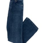 EXPRESS | 12 | High Rise Flared Denim Jeans Stretchy 30" Inseam Med Wash Women's Photo 2