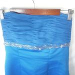 Mori Lee  13/14 Lapis Strapless Prom Dress Photo 5