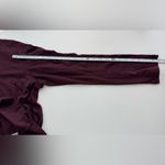 H by Halston  Long Sleeve Cotton Tshirt Maroon Size Large Photo 3