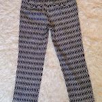 Lilly Pulitzer Worthy Cropped Pant | Size 4 | Link Jacquard Navy Print Photo 12
