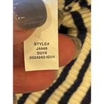 Madewell  Ivory And Blue‎ Striped Halter Neck Fit And Flare Mini Dress Size XS Photo 9