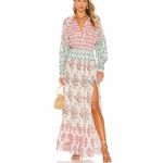 Hemant and Nandita Brio Maxi Dress in White Size Medium Photo 3