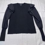H by Halston  Elegant Black Long Sleeve Top Photo 1