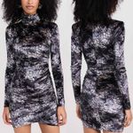 Cinq à Sept Cinq a Sept Marlene Lilac Floral Turtleneck Mini Dress Size US 2 Photo 7