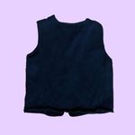 Erika Vintage 90s black crochet vest with a crochet boho vibe 🔥 Photo 2