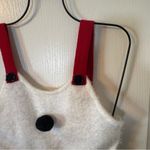 No Boundaries  Holiday Fuzzy Furry Crop Sweater Skirt 2 Piece Set White Small Jr Photo 4