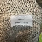 Eileen Fisher  Cardigan Women’s Med Knotted Silk Melange Knit Open Front Sweater Photo 2