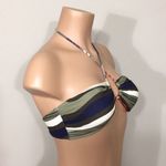 Vince Camuto stripe cross tie bikini top. NWT Photo 3