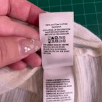 Lucky Brand Women Plus Size XXL Yellow White Stripe Lemon Embroidery Shirt Slub Photo 7