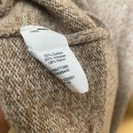 Madewell  Oversized Long Sleeve V-Neck Ribbed Hem Cardigan Sweater Brown Small Photo 9