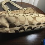 Coach  Poppy Stylish Tan Designer Tote Bag Photo 7