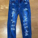 American Eagle Distressed High Rise Jegging Grunge Coastal Cowgirl Crop … Photo 0