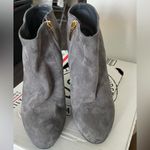 Sergio Rossi Elegant Gray Heeled Boots Photo 11