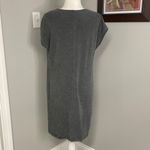 Eileen Fisher gray T-shirt dress size small cap sleeves Photo 3