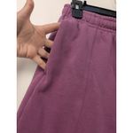 Nike  Essentials Women's Shorts High Rise Fleece Inseam 6 In DM6123-100 Purple XS Photo 7