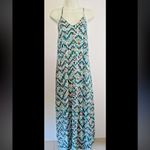 Old Navy  Printed Aztec Maxi Dress size small Photo 1