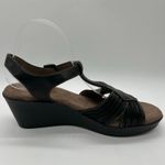 Natural Soul By Naturalizer Sandals Womens 11 Black Evie Wedge‎ Comfort Elements Photo 2