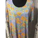 Philosophy Plus Size 3X Floral short sleeve top soft Cute womens Photo 0