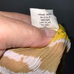 Erica Brooke Short Sleeve Vibrant Bold Yellow Multicolor Blouse 28 Photo 9