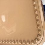 Carmen Sol Fico large Crossbody shoulder bag in blush Tan Photo 3