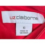 Liz Claiborne Women's Shirt Pencil Knee length Straight Lined Teaberry Sz. 6 NWT Photo 5