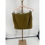 Anthropologie Vanessa Virginia Green Textured Mini Skirt Size 10 Fall Academia Photo 11