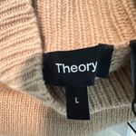 Theory Felted Wool Blend Ribbed Trim Mock Turtleneck Sweater Size Large Photo 2