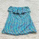 Lilly Pulitzer  Wiley ruffle clam jam seashell tube top blue pink M pullover Photo 1