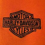 Harley Davidson Womens Orange Embroidered Logo Short Sleeve T-Shirt Photo 7