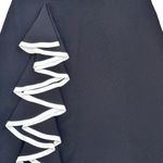 Carolina Herrera Carolina‎ Herrera black knit ruffle knee length pencil skirt minimalist luxury M Photo 6
