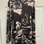 SheIn Marbled Print Contrast Stitch Stretch Mini Dress Photo 6