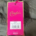 Candie's Juniors Gypsy Daydream Grape Leaf Olive Green Chino Style Shorts 9 Photo 3