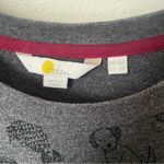 Boden Doodle Dog Sweatshirt Knee Length Mini Dress Black Size 6 Photo 3