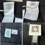 Anne Klein Black Ponte Knit Elastic Wedge Waist Straight Skirt XL Preppy Classic Photo 7