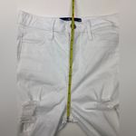 Hollister  Ultra Highrise White Denim Distressed Legging Size 1 Long Raw Hem Photo 8
