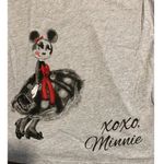 Disney XXOO Minnie Mouse Fitted Cute Cutout with Bow T-shirt, Size Medium Photo 3