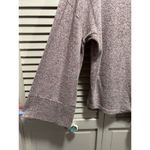 Poof Apparel Pink Sweater Scoop Neck 3/4 Wide Sleeve Size Medium Tie Hem Photo 1