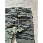 True Religion Jeans Wax coated Women green Zebra Skinny stretch Sz 6 Photo 6