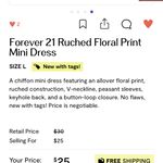 Forever 21 Mini Dress Long Sleeve Photo 2