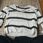 Pull & Bear  thin sweater black stripped Photo 0